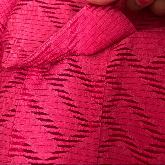 Alfred Dunner Pink Women's lightweight Jacket size 14 semi sheer elegant summer - Picture 5 of 10